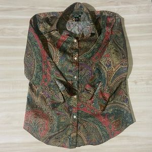 Lauren Ralph Lauren Men’s Patterned Button Up